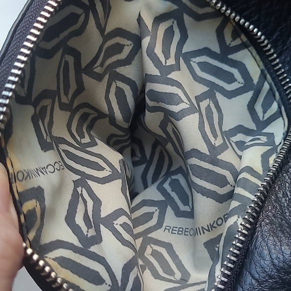 Black Pebbled Leather Rebecca Minkoff 'Julian' Backpack - Picture 8 of 11